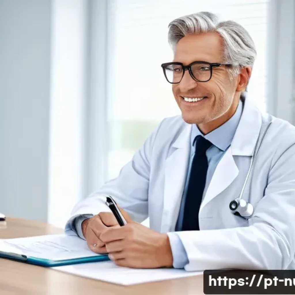 의료 서비스 만족도 향상 전략 - **Empathetic Consultation & Clear Communication:**
    "A bright, modern medical consultation room w...